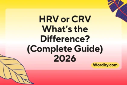 HRV or CRV: What’s the Difference? (Complete Guide) 2026
