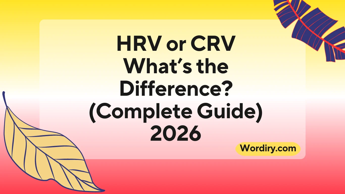 HRV or CRV: What’s the Difference? (Complete Guide) 2026