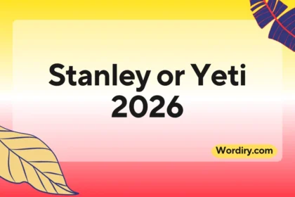 Stanley or Yeti