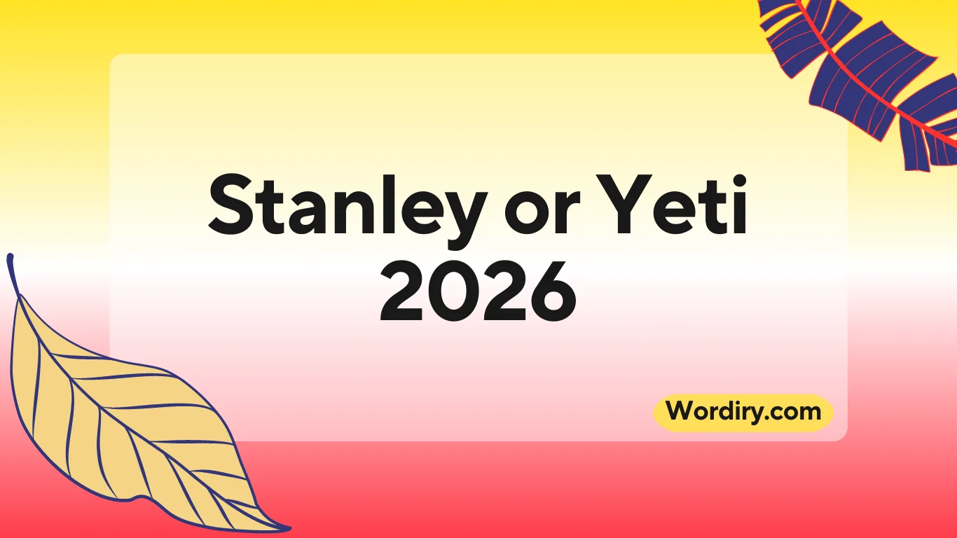 Stanley or Yeti