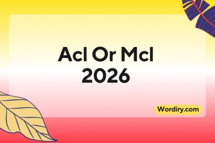 Acl Or Mcl