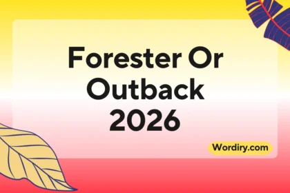 Forester Or Outback