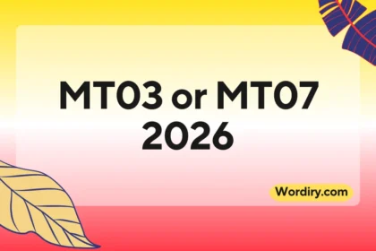 MT03 or MT07