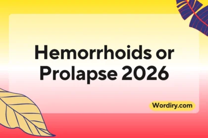 Hemorrhoids or Prolapse