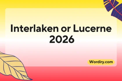 Interlaken or Lucerne