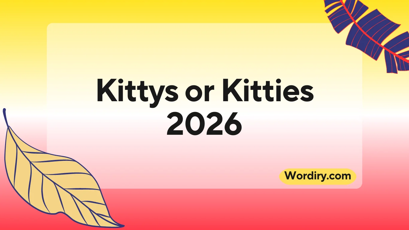 Kittys or Kitties