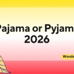 Pajama or Pyjama