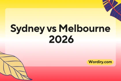 Sydney vs Melbourne