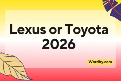 Lexus or Toyota