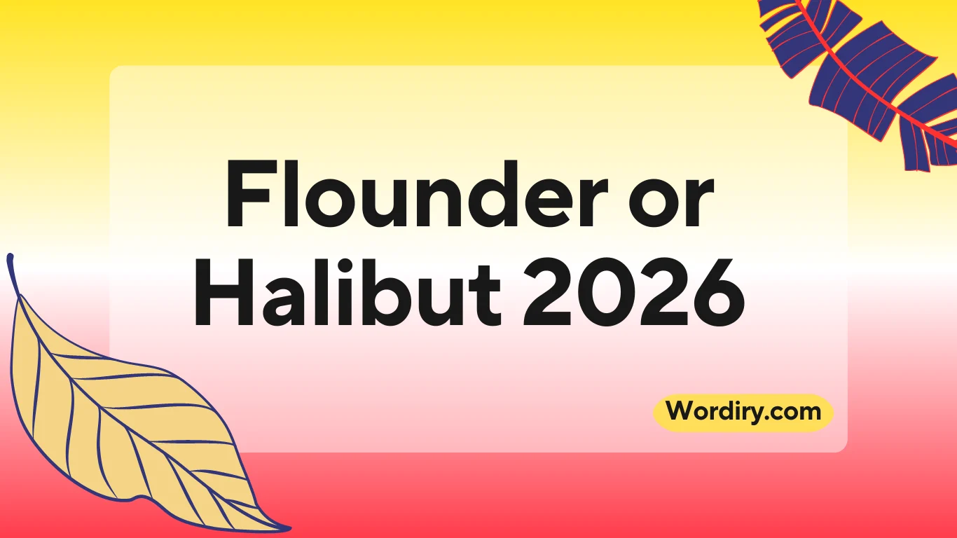 Flounder or Halibut