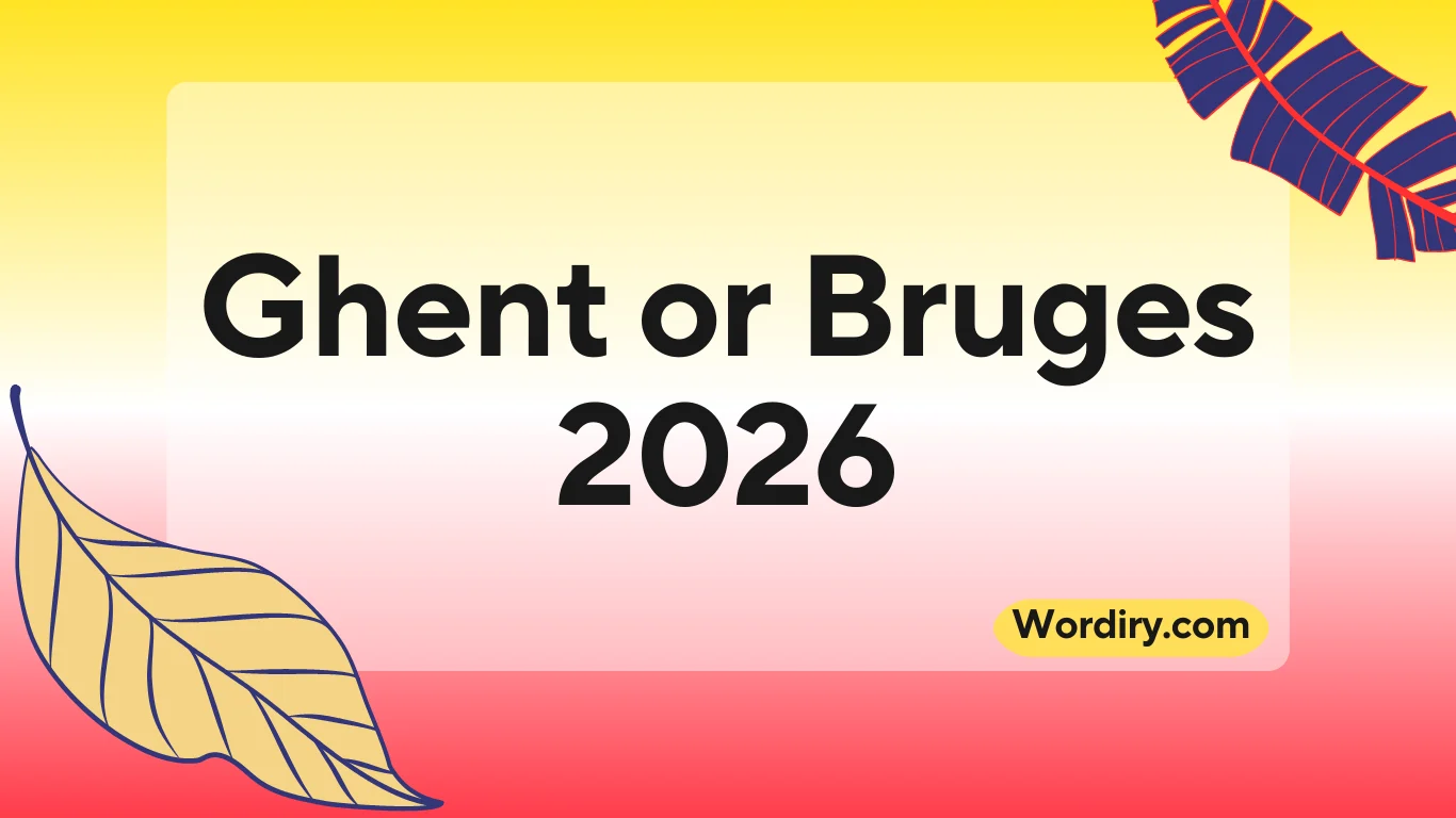 Ghent or Bruges