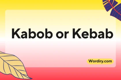 Kabob or Kebab